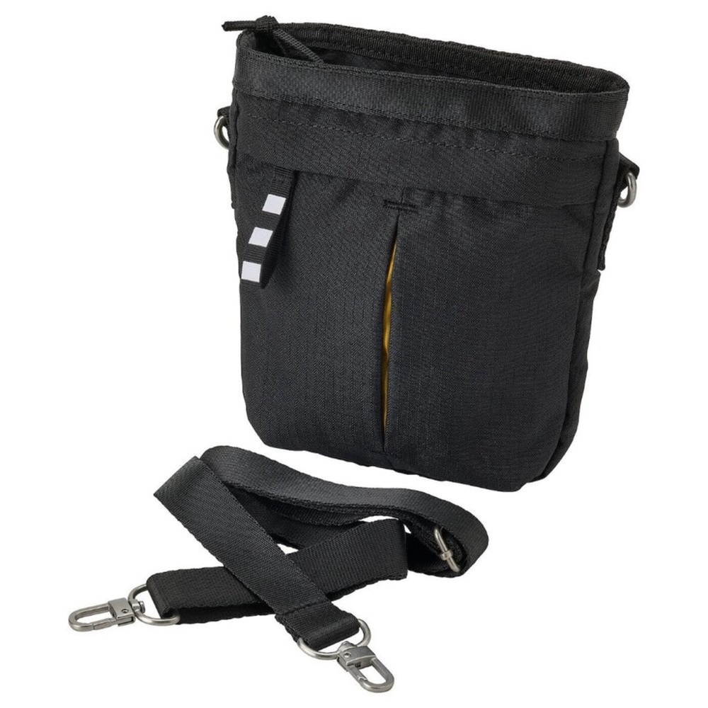 New ! IKEA VÄRLDENS Crossbody Bag Black 6 ¾x 2x7 ¾"/1 gallon Travel & Hiking
